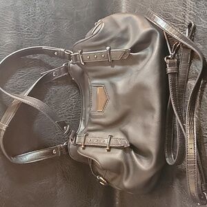 Simply Vera Women's cute black handbag complete with 50 inch adjustable strap